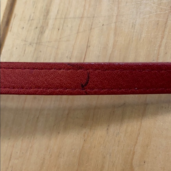 Small Red Leather Fossil Bag - Picture 14 of 16